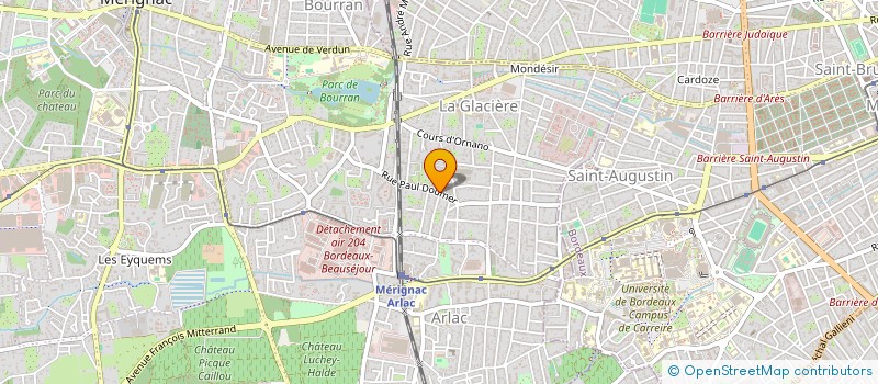 localisation de l'entreprise MADAME CATHERINE DE NADAI  MERIGNAC