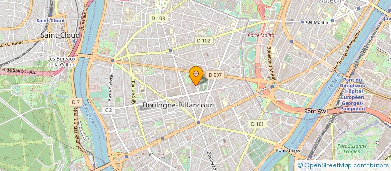 localisation de l'entreprise MADAME CATHERINE DE NEUVILLE à BOULOGNE-BILLANCOURT