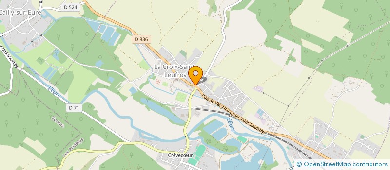 localisation de l'entreprise MADAME CATHERINE DE PONTHAUD  CLEF VALLEE D'EURE