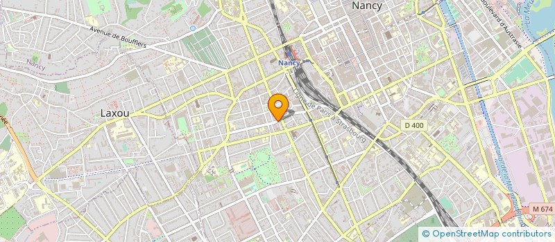 localisation de l'entreprise MADAME CATHERINE DE ROSA  NANCY