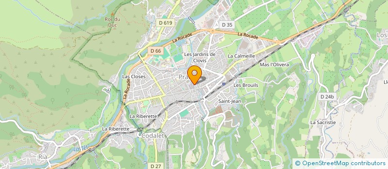 localisation de l'entreprise MADAME CATHERINE DE RYCKERE à PRADES