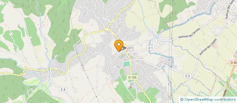 localisation de l'entreprise MADAME CATHERINE DE SARTIGES  PIERREVERT