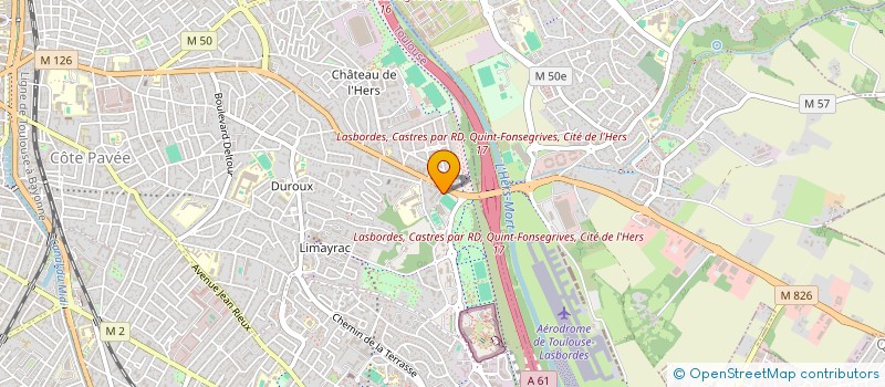 localisation de l'entreprise MADAME CATHERINE DE TOFFOLI  TOULOUSE