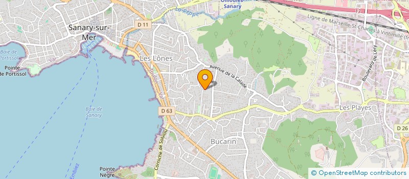 localisation de l'entreprise MADAME CATHERINE DE UBEDA à SIX-FOURS-LES-PLAGES