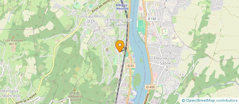 localisation de l'entreprise MADAME CATHERINE DE VILLENEUVE  ALBIGNY-SUR-SAONE