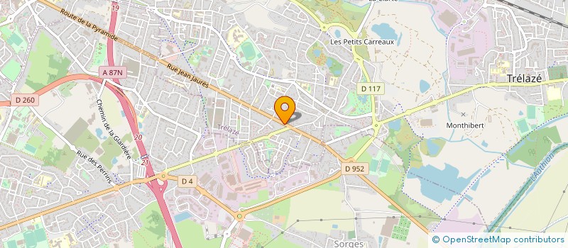 localisation de l'entreprise MADAME CATHERINE DEBAIG  TRELAZE