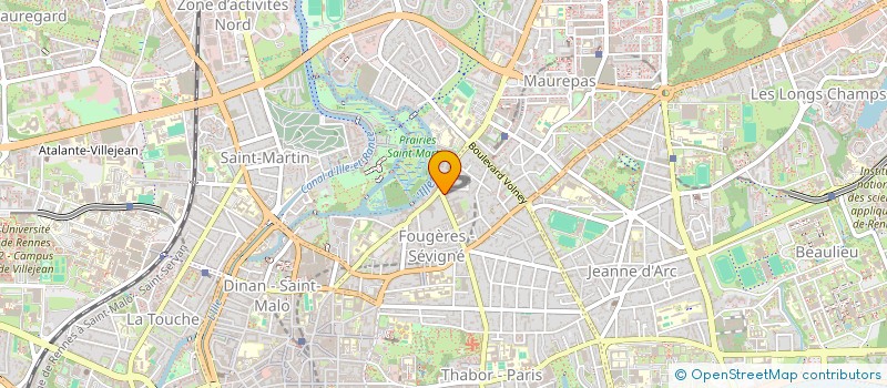 localisation de l'entreprise MADAME CATHERINE DEBIEMME  RENNES