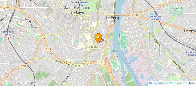 localisation de l'entreprise MADAME CATHERINE DEBIERRE  LE PECQ