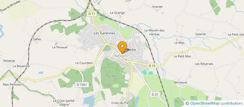 localisation de l'entreprise MADAME CATHERINE DEBORD  NEXON