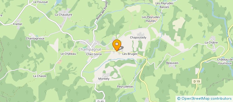 localisation de l'entreprise MADAME CATHERINE DEBROCK à CHAMPAGNAT