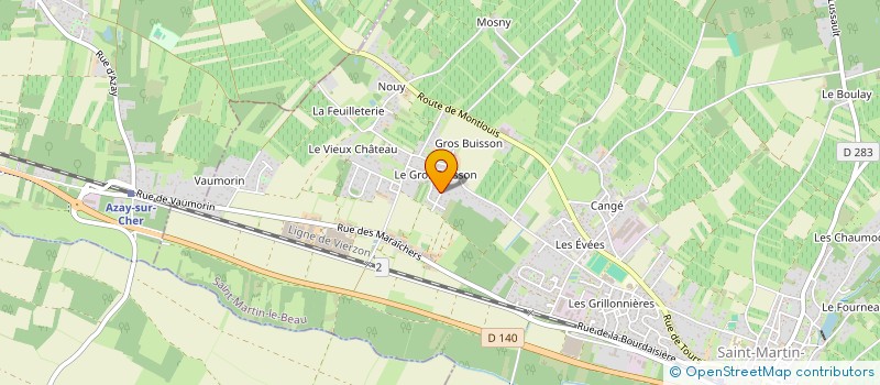 localisation de l'entreprise MADAME CATHERINE DECOUARD  SAINT-MARTIN-LE-BEAU