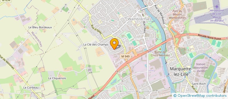 localisation de l'entreprise MADAME CATHERINE DEFRENNE à WAMBRECHIES