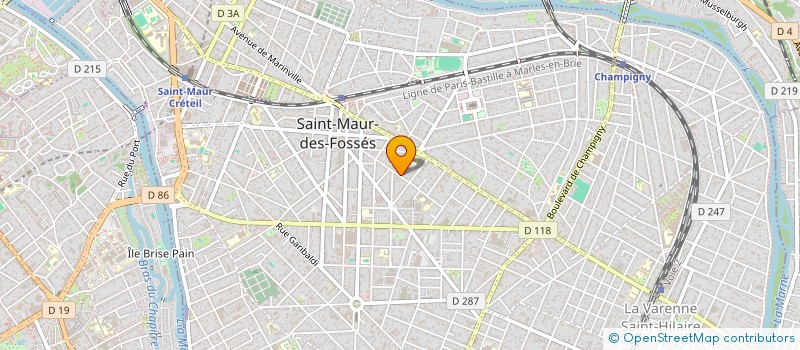 localisation de l'entreprise MADAME CATHERINE DEHOSTAL  SAINT-MAUR-DES-FOSSES