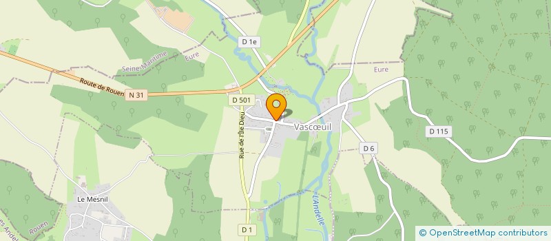 localisation de l'entreprise MADAME CATHERINE DELABARRE  VASCUIL