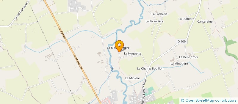 localisation de l'entreprise MADAME CATHERINE DELAFOSSE  SOULEUVRE EN BOCAGE