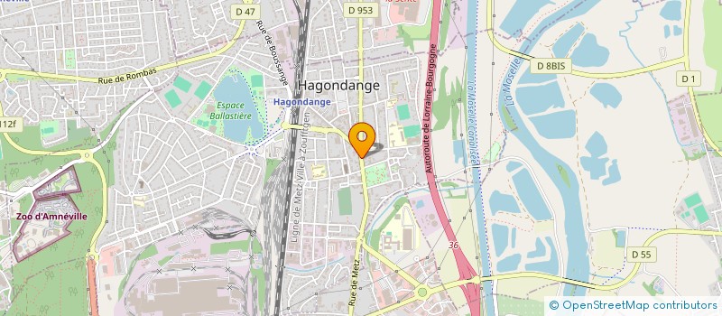 localisation de l'entreprise MADAME CATHERINE DELAGARDE  HAGONDANGE