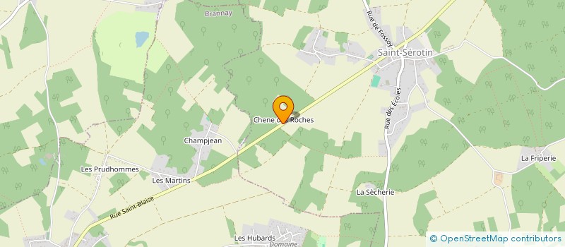 localisation de l'entreprise MADAME CATHERINE DELAGNEAU  SAINT-SEROTIN