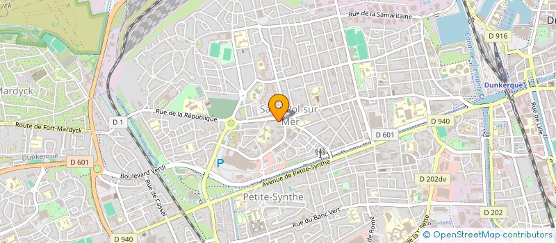 localisation de l'entreprise MADAME CATHERINE DELATTRE à DUNKERQUE