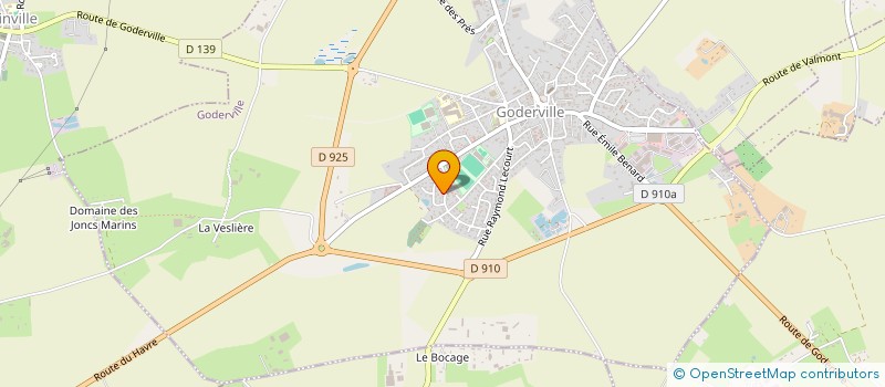 localisation de l'entreprise MADAME CATHERINE DELAUNAY  GODERVILLE