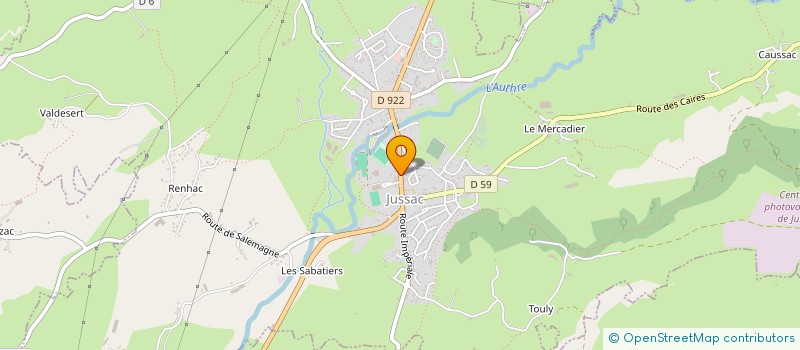 localisation de l'entreprise MADAME CATHERINE DELBERT à JUSSAC