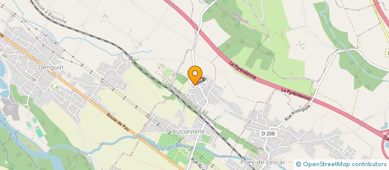 localisation de l'entreprise MADAME CATHERINE DELBOSC  AUSSEVIELLE