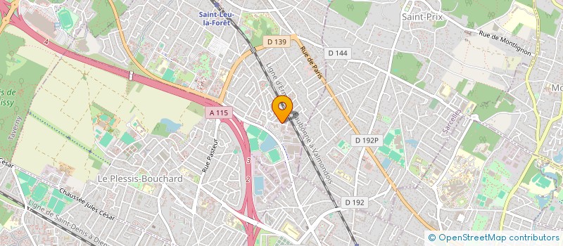 localisation de l'entreprise MADAME CATHERINE DELCROIX  SAINT-LEU-LA-FORET