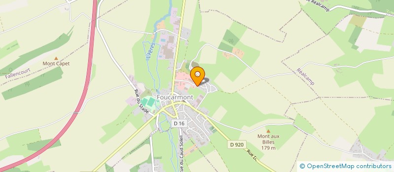 localisation de l'entreprise MADAME CATHERINE DELESTRE  FOUCARMONT