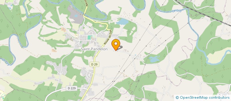 localisation de l'entreprise MADAME CATHERINE DELGUE  SAINT-PANDELON