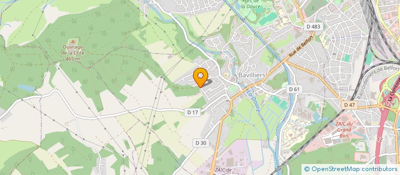 localisation de l'entreprise MADAME CATHERINE DELHOUME à BAVILLIERS