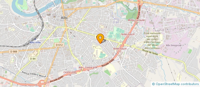 localisation de l'entreprise MADAME CATHERINE DELLA  RAGIONE à ALBI