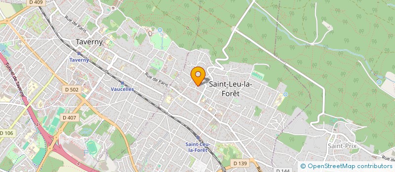 localisation de l'entreprise MADAME CATHERINE DELLAS  SAINT-LEU-LA-FORET