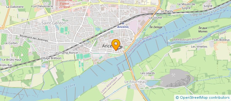 localisation de l'entreprise MADAME CATHERINE DELLI à ANCENIS-SAINT-GEREON