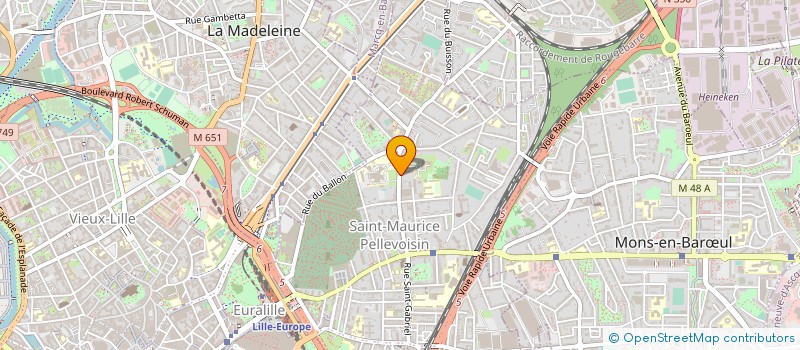 localisation de l'entreprise MADAME CATHERINE DELPLANQUE à LILLE