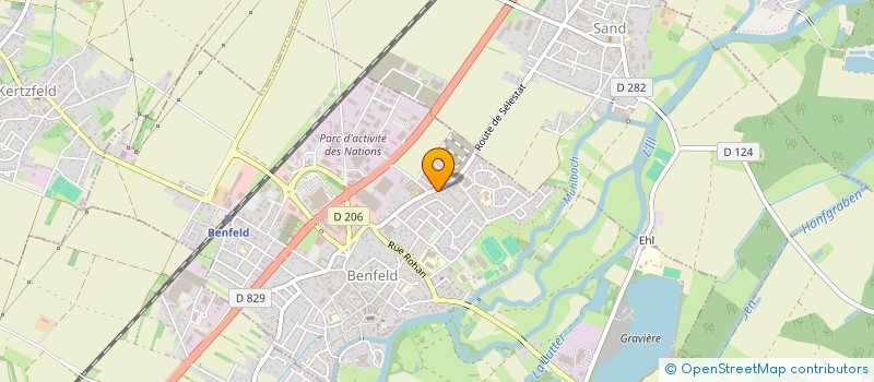 localisation de l'entreprise MADAME CATHERINE DELREZ  BENFELD