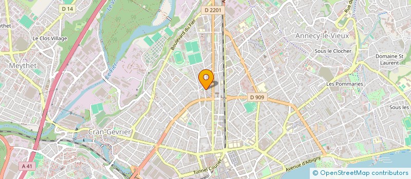 localisation de l'entreprise MADAME CATHERINE DELZOIDE  ANNECY