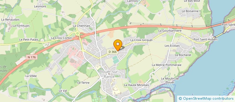 localisation de l'entreprise MADAME CATHERINE DEMANGE à LANGROLAY-SUR-RANCE