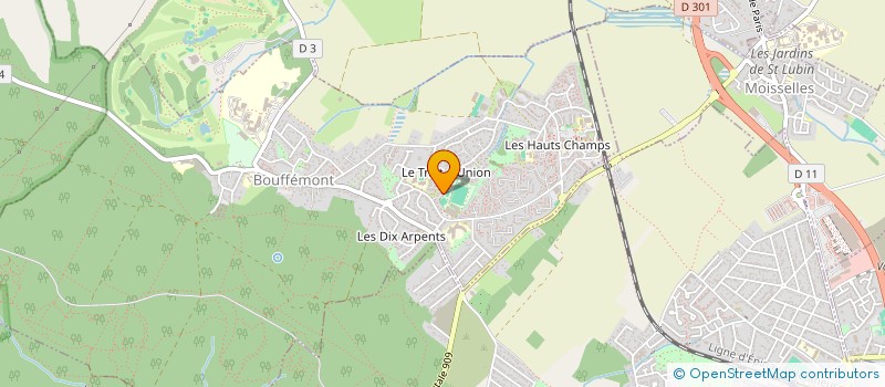 localisation de l'entreprise MADAME CATHERINE DEMARS  BOUFFEMONT