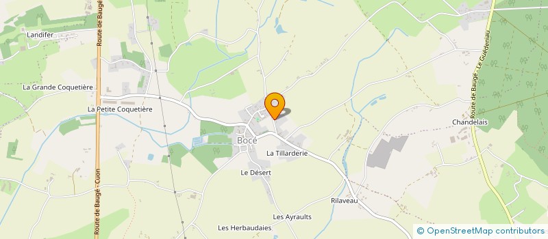 localisation de l'entreprise MADAME CATHERINE DEMION  BAUGE-EN-ANJOU