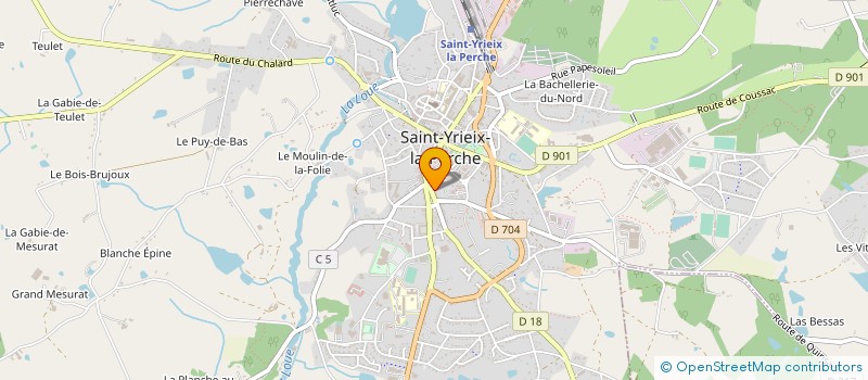 localisation de l'entreprise MADAME CATHERINE DEMONTPION  SAINT-YRIEIX-LA-PERCHE