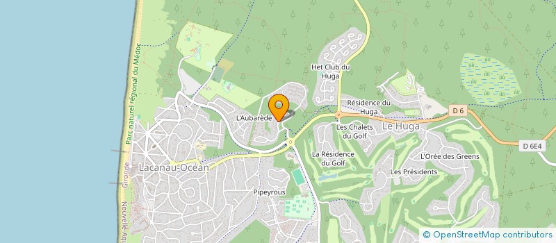 localisation de l'entreprise MADAME CATHERINE DENAMUR à LACANAU