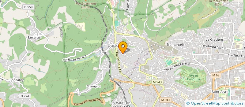 localisation de l'entreprise MADAME CATHERINE DENIS  DURTOL