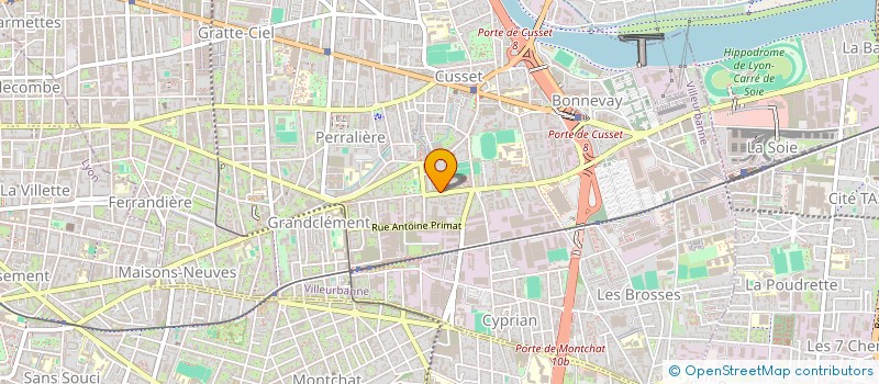 localisation de l'entreprise MADAME CATHERINE DENIS  VILLEURBANNE