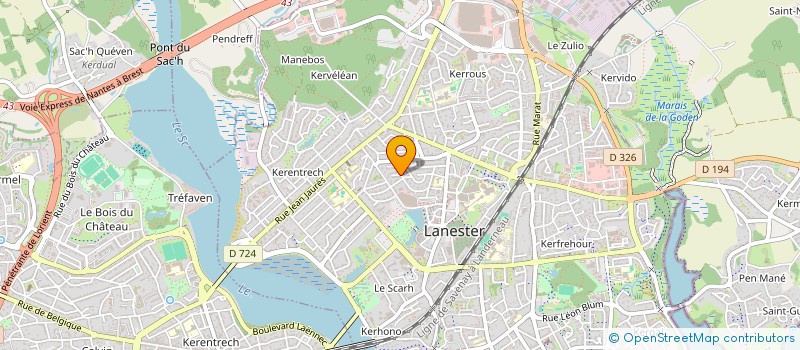 localisation de l'entreprise MADAME CATHERINE DENIS  LANESTER