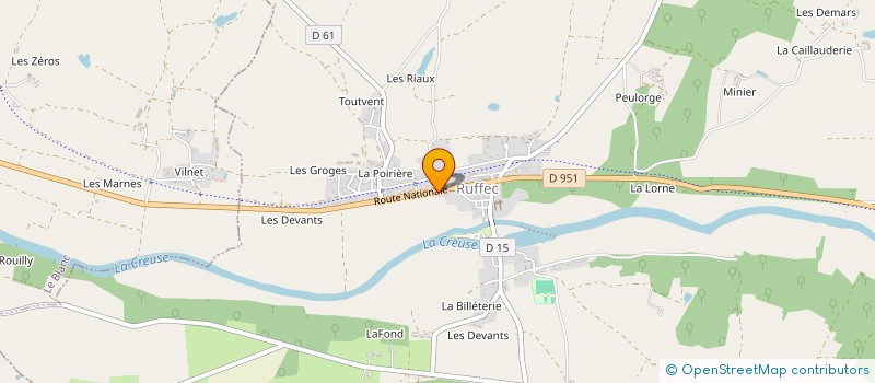 localisation de l'entreprise MADAME CATHERINE DENYS à INGRANDES