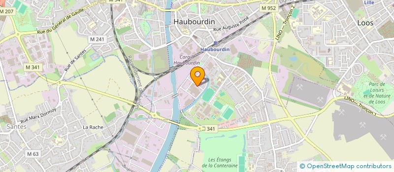 localisation de l'entreprise MADAME CATHERINE DEPLANQUE  HAUBOURDIN