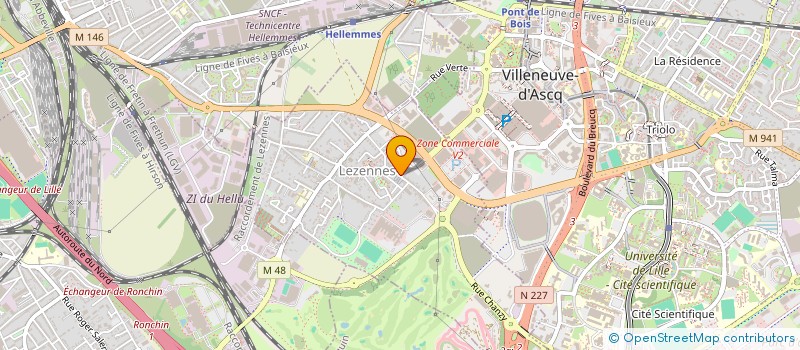 localisation de l'entreprise MADAME CATHERINE DERACINOIS à LILLE