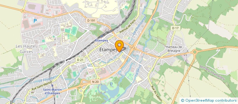 localisation de l'entreprise MADAME CATHERINE DERANCOURT à ETAMPES
