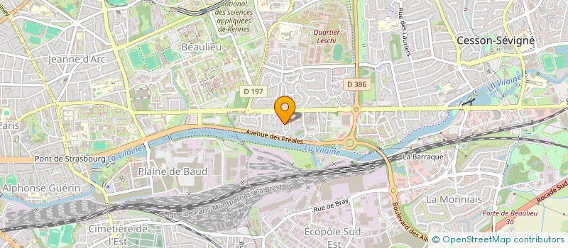 localisation de l'entreprise MADAME CATHERINE DEROYER  CESSON-SEVIGNE