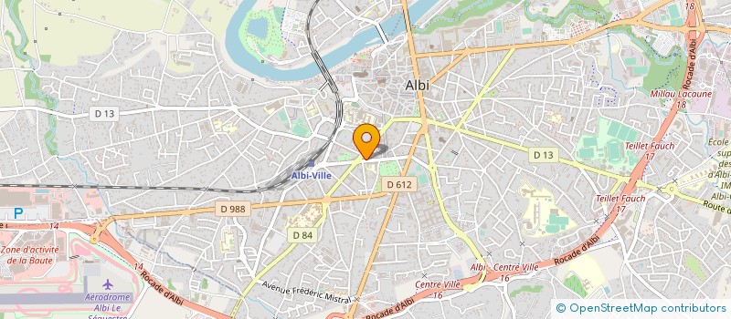 localisation de l'entreprise MADAME CATHERINE DERRIEN à ALBI