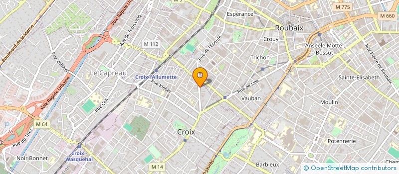 localisation de l'entreprise MADAME CATHERINE DESBONNET à CROIX